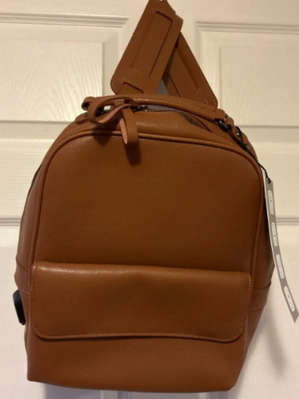 leather backpack medium size